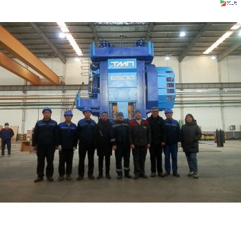俄羅斯TMP6500T熱模鍛安裝